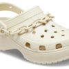Klasyczne chodaki platformowe Crocs (WMNS) z łańcuchem „Bone” 209022-2Y2