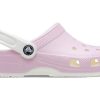 Klasyczne chodaki terenowe Crocs (GS) „Różowo-białe” 209158-6S0