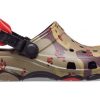 Klasyczne chodaki terenowe Crocs (GS) w kamuflażu „brązowo-zielono-czarne” 207327-960