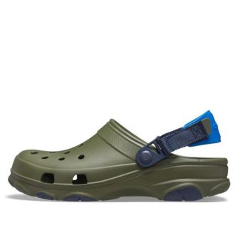 Klasyczne chodaki terenowe Crocs „Military Green” 206340-3C7