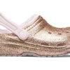 Klasyczne chodaki z brokatem Crocs (GS) w kolorze złotym i różowym 207462-2UB