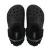 Klasyczne chodaki z podszewką Crocs (GS) dla dzieci w kolorze czarnym 207010-060
