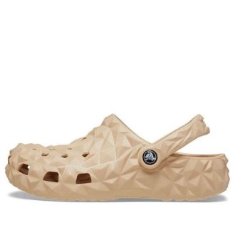 Klasyczne geometryczne chodaki Crocs „Beżowe” 209563-2DS
