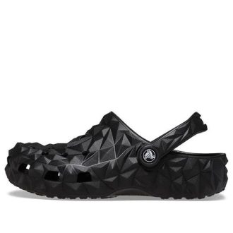Klasyczne geometryczne chodaki Crocs „czarne” 209563-001