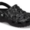 Klasyczne geometryczne chodaki Crocs „czarne” 209563-001