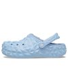 Klasyczne, geometryczne chodaki Crocs z podszewką w kolorze niebieskim 210069-4NS