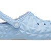 Klasyczne, geometryczne chodaki Crocs z podszewką w kolorze niebieskim 210069-4NS