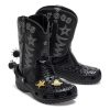 Klasyczne kowbojskie buty Crocs „Czarne” 208695-001