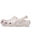 Klasyczne marmurkowe chodaki Crocs „Biało-różowe” 206867-6WS
