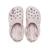 Klasyczne marmurkowe chodaki Crocs „Biało-różowe” 206867-6WS