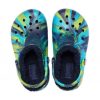Klasyczne marmurkowe chodaki Crocs (GS) z podszewką „Blue Tie Dye” 207238-4HQ