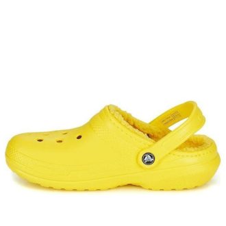Lekkie, odporne na zużycie buty Crocs Classic Clog Unisex, żółte 203591-7A9