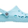 Lekkie, odporne na zużycie sandały plażowe Crocs Unisex w kolorze Tiffany Blue 10126-4O9