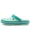 Lekkie, odporne na zużycie sandały unisex Crocs Crocband w kolorze miętowo-zielonym 11016-3R6