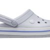Lekkie, odporne na zużycie, unisexowe sandały Crocs Crocband w kolorze szarym 11016-1FH
