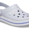 Lekkie, odporne na zużycie, unisexowe sandały Crocs Crocband w kolorze szarym 11016-1FH