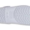 Lekkie, odporne na zużycie, unisexowe sandały Crocs Crocband w kolorze szarym 11016-1FH