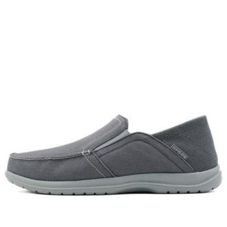 Mokasyny Crocs Santa Cruz Convertible Slip-On w kolorze szaro-łupkowym 204834-0DT