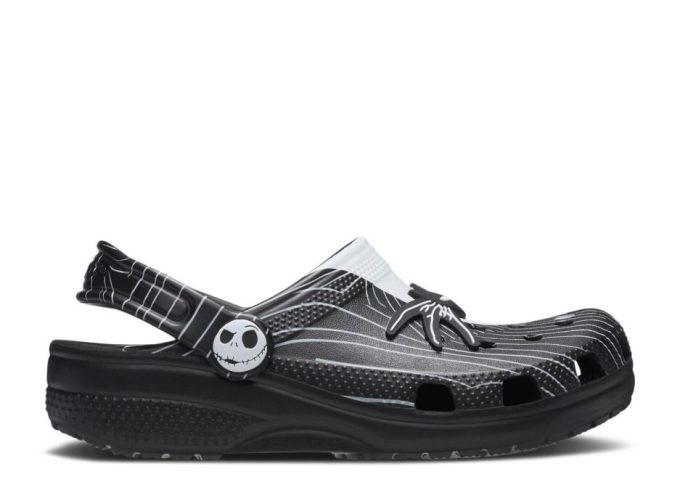 Nightmare Before Christmas x Classic Clog TD „Garnitur Jacka Skellingtona”