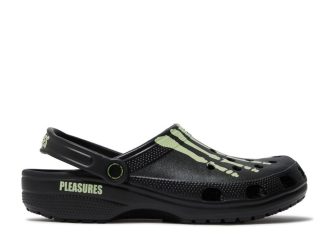 Pleasures x Classic Clog „Szkielet – świecący w ciemności”