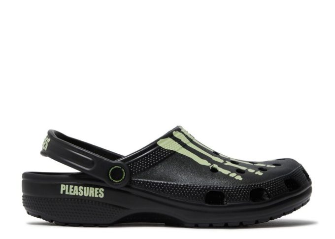 Pleasures x Classic Clog „Szkielet – świecący w ciemności” Pleasures x Classic Clog „Szkielet – świecący w ciemności”