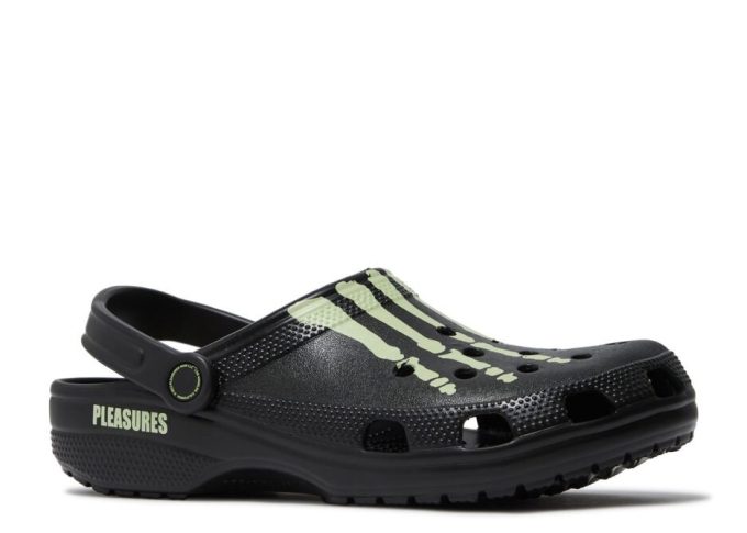 Pleasures x Classic Clog „Szkielet – świecący w ciemności” Pleasures x Classic Clog „Szkielet – świecący w ciemności”