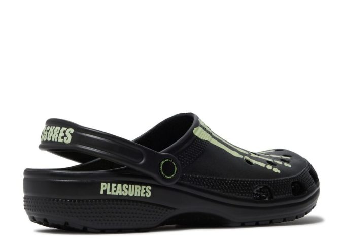 Pleasures x Classic Clog „Szkielet – świecący w ciemności” Pleasures x Classic Clog „Szkielet – świecący w ciemności”