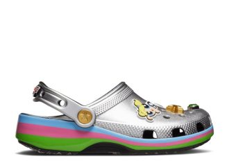 Powerpuff Girls x Classic Clog Kids „Metallic Silver”