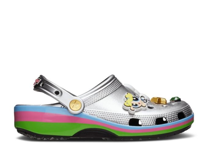 Powerpuff Girls x Classic Clog „Metallic Silver”