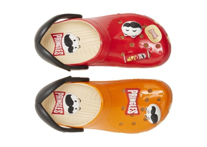 Pringles x Classic Clog „Pomarańczowo-czerwony”