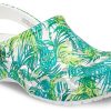 Sandały Crocs 4 Printing Outdoor na płaskim obcasie, plażowe, biało-zielone, „Biało-zielone” 206230-1C8