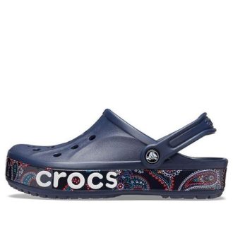 Sandały Crocs Bayaband Printing Unisex Niebieskie 206233-410