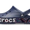 Sandały Crocs Bayaband Printing Unisex Niebieskie 206233-410