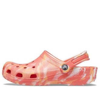 Sandały Crocs Beach Orange Marble 206867-6SN