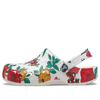 Sandały Crocs Beach White Flowers „Biało-Czerwono-Zielone” 206230-10D