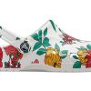 Sandały Crocs Beach White Flowers „Biało-Czerwono-Zielone” 206230-10D