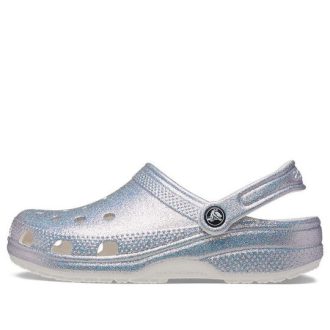Sandały Crocs Classic Casual Unisex Metallic Silver Pink 207551-90H