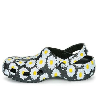 Sandały Crocs Classic Clo Daisy Full Print Unisex Black 206375-0ZI