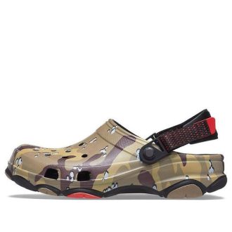 Sandały Crocs Classic Clog Desert Camouflage Beach Unisex w kolorze czarno-brązowym 207305-088
