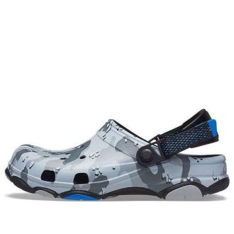 Sandały Crocs Classic Clog Desert Camouflage Outdoor Beach Unisex w kolorze czarno-szarym 207305-097