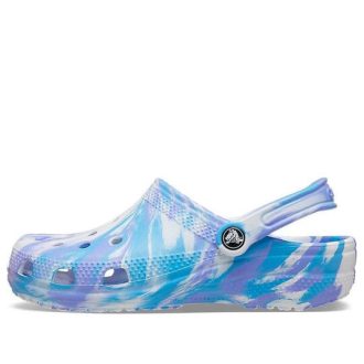 Sandały Crocs Classic Clog Marble Beach Sports Unisex White Blue „White Blue” 206867-1FK