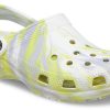 Sandały Crocs Classic Clog Marble Beach Sports Unisex White Gray „White Gray” 206867-1FJ