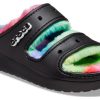 Sandały Crocs Classic Cozzzy Spray Dye „Black Multi” 208046-0C4