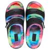 Sandały Crocs Classic Cozzzy Spray Dye „Black Multi” 208046-0C4