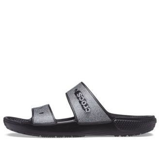 Sandały Crocs Classic Glitter II w kolorze czarnym 207769-001