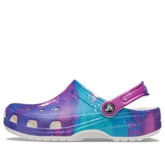 Sandały Crocs Classic Pattern White Purple „White Purple” 206565-14N