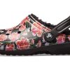 Sandały Crocs Classic Stay Warm Cozy Sports Unisex w kolorze czarno-czerwonym „Black Red” 205324-643