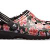 Sandały Crocs Classic Stay Warm Cozy Sports Unisex w kolorze czarno-czerwonym „Black Red” 205324-643