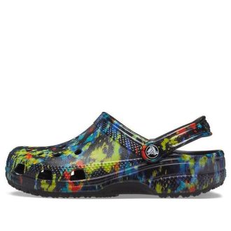 Sandały Crocs Classic Tie Dye Pattern Crocs Beach Unisex Denim Blue 205453-4SW