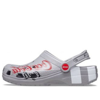 Sandały Crocs Coca Cola x Crocs Crossover Light X Outdoor na płaskim obcasie, sportowe, unisex, szare, 207220-030
